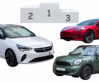 Top 10 new car sales UK 2021